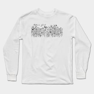 Nature Girl Minimalist T shirt Long Sleeve T-Shirt